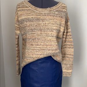 Tan multi-color Sweater